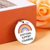 KINMES Work Bestie Gifts Emotional Support Coworker Keychain Gifts, Administrative Professional Day Gifts Christmas Employee Appreciation Gifts Farewell Leaving Retirement Work Friend Gifts view 2