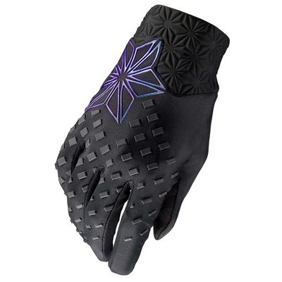 Supacaz Oil Slick Galactic All Mountain Cycling MTB Mountain Bike Gloves - Clarino Bike Glove - S