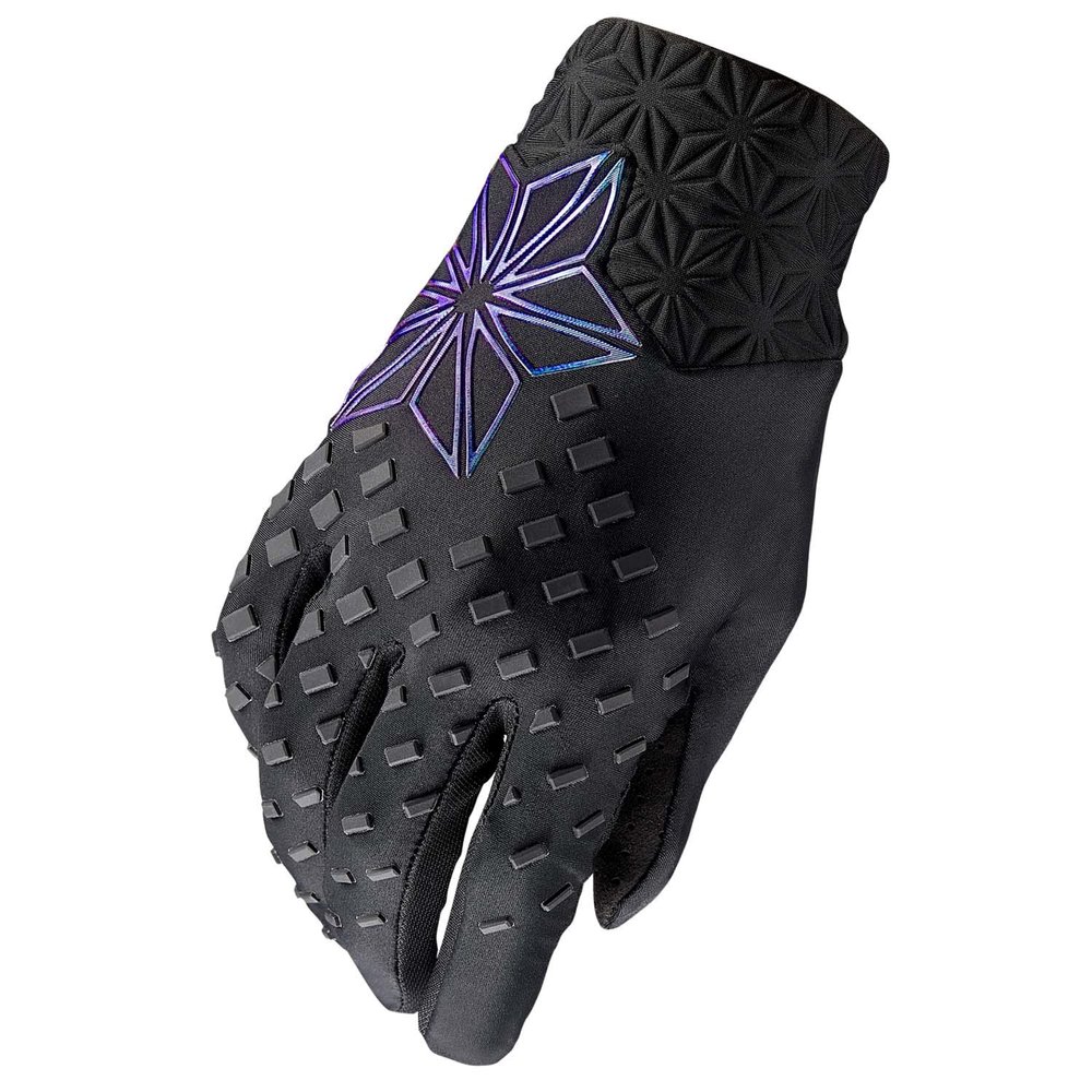 Supacaz Oil Slick Galactic All Mountain Cycling MTB Mountain Bike Gloves - Clarino Bike Glove - S