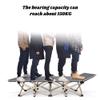 ALSODI Outdoor Camping Folding Bed, Silent Stable Folding Bed, Outdoor Portable Ultra-Light Folding Bed, Folding Bed Reclining Chair,A view 3