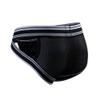 JOCKMAIL Mesh Athletic Supporters Mens Briefs Underwear Comfort Male Underwear for Gym Sport (as1, alpha, m, regular, regular, Black) view 4