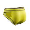 JOCKMAIL Mesh Athletic Supporters Mens Briefs Underwear Comfort Male Underwear for Gym Sport (as1, alpha, x_l, regular, regular, Yellow) view 3