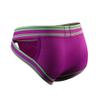 JOCKMAIL Mesh Athletic Supporters Mens Briefs Underwear Comfort Male Underwear for Gym Sport (as1, alpha, l, regular, regular, Purple) view 4