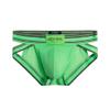 JOCKMAIL Mesh Athletic Supporters Mens Briefs Underwear Comfort Male Underwear for Gym Sport (as1, alpha, x_l, regular, regular, Green) view 4