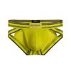 JOCKMAIL Mesh Athletic Supporters Mens Briefs Underwear Comfort Male Underwear for Gym Sport (as1, alpha, m, regular, regular, Yellow) view 4