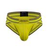 JOCKMAIL Mesh Athletic Supporters Mens Briefs Underwear Comfort Male Underwear for Gym Sport (as1, alpha, l, regular, regular, Yellow) view 1