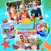 GIFTINBOX 24Pack Kids Sunglasse Bulk for Kids ,Great Gifts Party Favors For Kids 4-8 & 3-5, Translucent Sunglasses with UV400 Protection, Beach Pool Birthday Party Supplies view 4