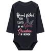 Hand Picked for Earth by My Great Grandma in Heaven Baby Bodysuit Long Sleeve Infant Clothes view 1