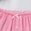 ABAFIP Men's Lace Lingerie Crossdressing Sissy Skirted Panties Low Waist Mesh Sheer G-string Thong Bikini Briefs Underwear Pink XX-Large view 2