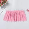ABAFIP Men's Lace Lingerie Crossdressing Sissy Skirted Panties Low Waist Mesh Sheer G-string Thong Bikini Briefs Underwear Pink XX-Large view 4