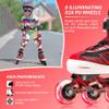 ECOO Adjustable Inline Skates Boys and Girls with Light up WheelsRoller Skates for Kids Ages 4-12, Teen Skates for Beginner Outdoor and Indoor view 3
