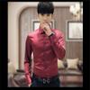 Men's Silk Shirt Long Sleeve Tuxedo Mercerized Cotton Button Slim Fit Casual All-Match Shirt Red with Floral 4XL 86.5-92.5 KG view 4
