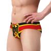 German Eagle Men's Swimming Briefs Sexy Bikini Swimsuit Beach Pants Sport Shorts Bathing Suit Black view 3