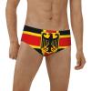 German Eagle Men's Swimming Briefs Sexy Bikini Swimsuit Beach Pants Sport Shorts Bathing Suit Black view 4