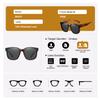 DUCO Fit Over Sunglasses for Men Women Wear Over Glasses Retro Wrap Around Polarized Sun Glasses UV400 Protection (B-Tortoise Frame Grey Lens) view 4
