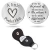 Sureio Pocket Hug Token Gift Long Distance Relationship Keepsake Inspirational Gift Keychain Valentine's Day Gifts(Proud Gift) view 1