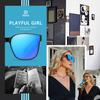 DUCO Fit Over Sunglasses for Men Women Wear Over Glasses Retro Wrap Around Polarized Sun Glasses UV400 Protection (B-Black Frame Revo Blue Lens) view 2
