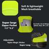 IDOU Reflective Vest Safety Running Gear with Pocket, Ultralight &Adjustable Waist&360High Visibility for Running,Jogging,Biking,Motorcycle,Walking,Women & Men(+2bands+1bag)/XL view 3