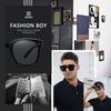 DUCO Fit Over Sunglasses for Men Women Wear Over Glasses Retro Wrap Around Polarized Sun Glasses UV400 Protection (B-Black Frame Grey Lens) view 2