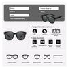 DUCO Fit Over Sunglasses for Men Women Wear Over Glasses Retro Wrap Around Polarized Sun Glasses UV400 Protection (B-Black Frame Grey Lens) view 4