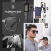 DUCO Fit Over Sunglasses for Men Women Wear Over Glasses Retro Wrap Around Polarized Sun Glasses UV400 Protection (B-Transparent Frame Grey Lens) view 2