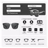 DUCO Fit Over Sunglasses for Men Women Wear Over Glasses Retro Wrap Around Polarized Sun Glasses UV400 Protection (B-Transparent Frame Grey Lens) view 4