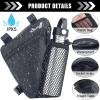 Bike Frame Bag with Water Bottle - Bicycle Cycling Triangle Top Tube Pouch Saddle Bag with Bottle Holder and a Stainless Steel Water Bottle for Road and Mountain Bikes (Black w/Water Bottle) view 3