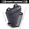 Bike Frame Bag with Water Bottle - Bicycle Cycling Triangle Top Tube Pouch Saddle Bag with Bottle Holder and a Stainless Steel Water Bottle for Road and Mountain Bikes (Black w/Water Bottle) view 4
