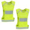 IDOU 2PACK Reflective Vest Safety Running Gear with Pocket, Ultralight &Adjustable Waist&360High Visibility for Running,Jogging,Biking,Motorcycle,Walking,Women & Men/L view 1
