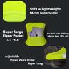 IDOU 2PACK Reflective Vest Safety Running Gear with Pocket, Ultralight &Adjustable Waist&360High Visibility for Running,Jogging,Biking,Motorcycle,Walking,Women & Men/L view 3