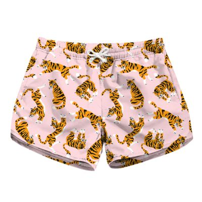 Honeystore Women's Casual Swim Trunks Quick Dry Print Boardshort Beach Shorts NSSTK-00016 L