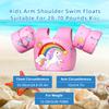 DOOHALO Kids Swim Floats for 28-70 Pounds Kid Arm Shoulder Float Vest Fit for 2-8 Years Older Boys Girls Toddler Baby Children view 3