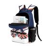 SunFancyCustom Custom Cheerleader Orange Navy Blue Personalized Causual Shoulder Bag Sports Leisure Camping Backpack for Women Men view 3