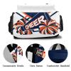 SunFancyCustom Custom Cheerleader Orange Navy Blue Personalized Causual Shoulder Bag Sports Leisure Camping Backpack for Women Men view 4