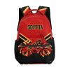 Personalized Cheerleader Red Black Custom Backpack Waterproof Multifunctional Daypack with Name Gift view 1