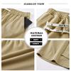 Kolongvangie Cotton Shorts Casual Hiking Men's Lightweight Rip-Stop Cargo Short Pockets Summer Short view 3