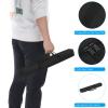 PATIKIL 25 Inch Camp Chair Replacement Bag, Nylon Foldable Carrying Bag Large Zippered Bag with Shoulder Strap for Camping Travel, Black view 3