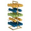 ROYUMI Heavy Duty Multi-Layers Yoga Mat Rack, 20 Yoga Mats Load Bearing Storage Rack, Yoga Mat Holder with Stable Base, Workout Equipment Storage Organizer view 1