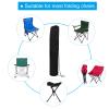 PATIKIL 44 Inch Camp Chair Replacement Bag, 2 Pack Nylon Foldable Carry Bag Storage Bag with Shoulder Strap for Outdoor Camping, Black view 4