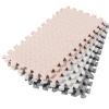 Shihanee Foam Floor Tiles Foam Floor Mats Play Mats Bulk with Borders Interlocking for Gym Nursery Bedroom(64ft,White, Beige, Gray) view 3