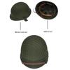 WW2 US Army M1 Steel Military Helmet Replica, WW2 Gear, WW2 Uniform, Vietnam War Helmet with Net Cover Chin Strap Cat Eye Band view 2