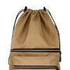 Longboard Carry Case Waterproof Storage Carrier Skateboard Backpack Bag for Electric Skate Boards Cruiser Travel Accessories Skate Beginners (Khaki) view 4