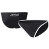G-III Sports Women's Black Las Vegas Raiders Play Action Bikini Bottom view 1