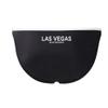 G-III Sports Women's Black Las Vegas Raiders Play Action Bikini Bottom view 3