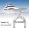 Cryfokt Marine Vented Loop, 38mm 316 Stainless Steel Marine Vented Loop Smooth Anti Siphon Vent Loop Valve Replacement for Marine RV Yacht Ship Toilet view 2