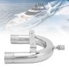 Cryfokt Marine Vented Loop, 38mm 316 Stainless Steel Marine Vented Loop Smooth Anti Siphon Vent Loop Valve Replacement for Marine RV Yacht Ship Toilet view 4