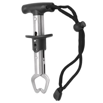 Yuecoom Fish Grip, Stainless Steel Lip Trigger Lock Gripper Clamp Fish Pliers Grab Stainless Steel Fishing Tool