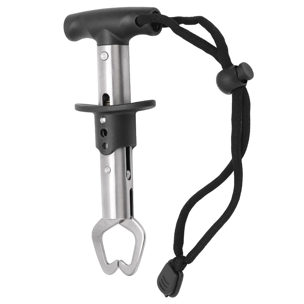 Yuecoom Fish Grip, Stainless Steel Lip Trigger Lock Gripper Clamp Fish Pliers Grab Stainless Steel Fishing Tool