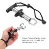 Yuecoom Fish Grip, Stainless Steel Lip Trigger Lock Gripper Clamp Fish Pliers Grab Stainless Steel Fishing Tool view 2