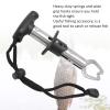 Yuecoom Fish Grip, Stainless Steel Lip Trigger Lock Gripper Clamp Fish Pliers Grab Stainless Steel Fishing Tool view 3